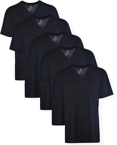 Hanes Hanes Men's Tall 100 ٪ Cotton V-Deictrts ، Tagless ، Fultra Comfor in Saudi Arabia
