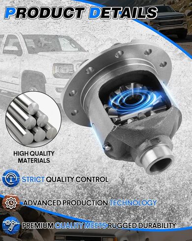 19559-010 Limited-Slip Differential Locker for 8.5" 8.6" Posi Unit 30 Spline Axle 10 Bolts, 2.73-And-Up Ratio For Chevrolet Avalanche Silverado in Kuwait