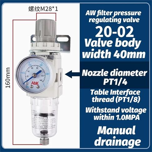 SMC Type AW20/30-02E Air Source Oil-Water Separator air Filter with Pressure regulating Valve Filter Pressure reducing Valve(AW40-03G) in Saudi Arabia