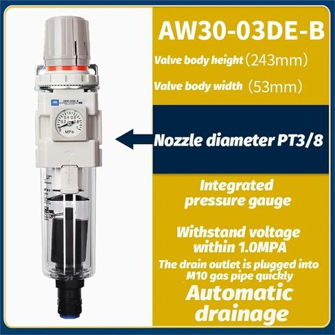 SMC Type AW20/30-02E Air Source Oil-Water Separator air Filter with Pressure regulating Valve Filter Pressure reducing Valve(AW40-03G) in Saudi Arabia