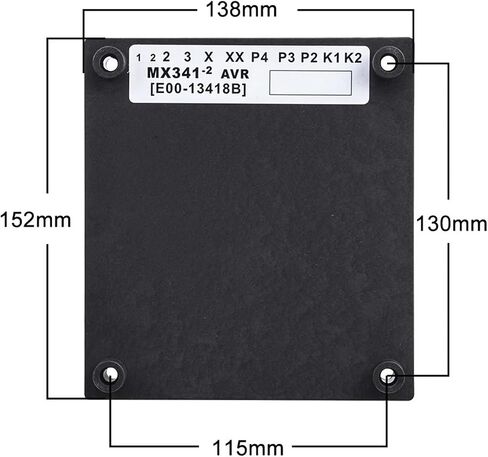 MX341-2 MX341 Automatic Voltage Regulator PMG Permanent Magnet Generator Automatic Voltage Regulator Stabilizer Control Module Board Genset Parts in Saudi Arabia