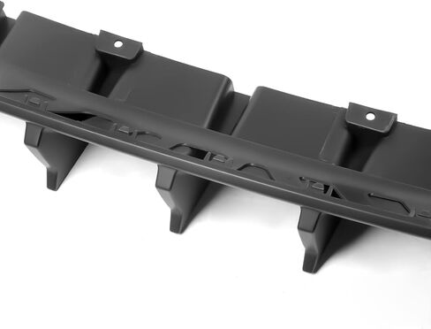 FreeMotor802 متوافق مع 2015-2023 Dodge Charger Bumper Diffuser ، Ikon V2 Matte Black 2PCS Bumper Diffuser Shark Shark Fins - PP in Kuwait