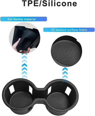 Car Cup Holder Inserts Replacement for Subaru Outback/Legacy Accessories 2020-2024,Durable Front Cup Holder Inserts Drink Holder for Outback Accessories in Saudi Arabia