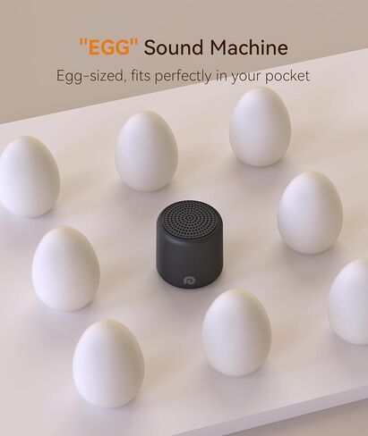 Dreamegg White Noise Sound Machine - Portable Sound Machine for Baby Adults, Travel Sound Machine for Sleep, 16 Nature Sound, Timer, White Noise Machine for Sleeping Office Privacy Home Gift in Saudi Arabia