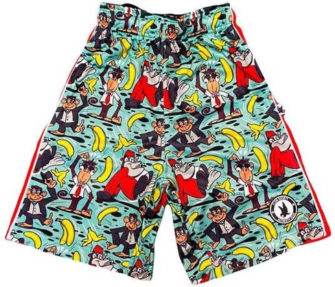 Flow Society Teal Monkey Suit Boys Lacrosse Shorts | Boys LAX Shorts | Lacrosse Shorts for Boys | Kids Athletic Shorts in Saudi Arabia