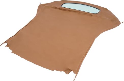 Hecasa Convertible Top Soft Top متوافق مع 2004-2009 Toyota Solara w/نافذة زجاجية ساخنة ، بني كابريو بديل بديل للصف الإبحار فينيل+ in Saudi Arabia