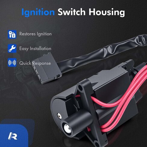 Upgrade 71400012B Ignition Switch Lock Housing Assembly Fit for 14-23 Harley Davidson Electra Road Street Tri Glide Touring Ultra Limited 2014-2023 Fork Lock Replace#11753 71400012B-003 in Kuwait