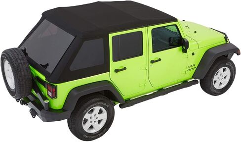 Bestop 54923-17 Black Twill Trektop NX Glide Convertible Soft Top 4-Door in Saudi Arabia