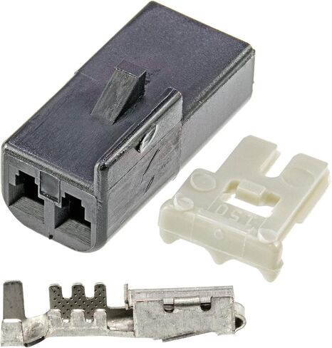 Ballenger Motorsports - Black Plug (Male) 2 Way Unsealed Metri-Pack 150 (Metripack) Connector Kit in Kuwait