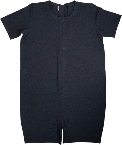 Gertex Adult Adaptive, Anti-Strip Back-Zip Lightweight Romper Designed for Special Needs, Disabilities | 100% Organic Cotton in Saudi Arabia
