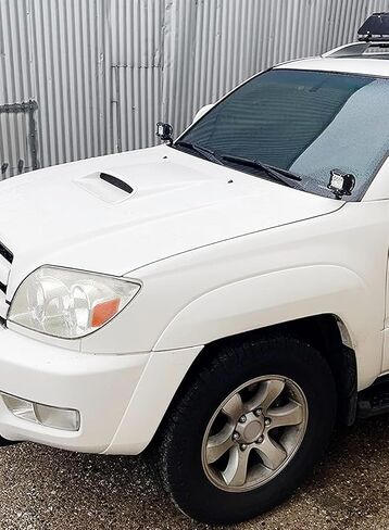 iJDMTOY Heavy Duty Steel Constructed A-Pillar Ditch Light Mounting Bracket Hardware Compatible with Toyota 2005-2015 Tacoma, 2003-2009 4Runner in Saudi Arabia
