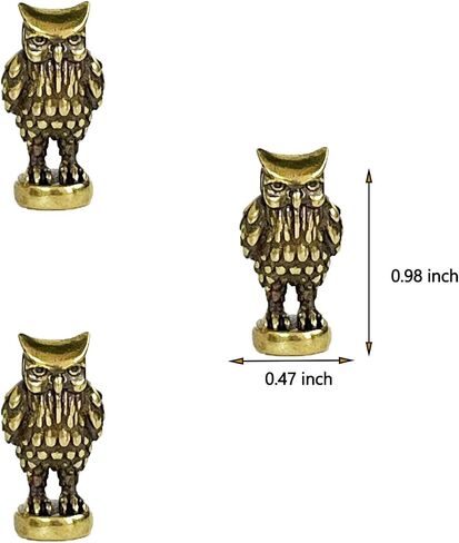 3 Pcs Brass Fox Hinge Heads Decorative Topper, Magnetic Hinge Head Toppers, Fun Bird Gifts for Women Mom Grandma Wife, Vintage Bird Statue Door Hinge Head Home Decoration in Saudi Arabia