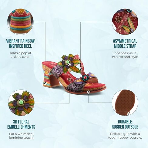 Spring Step L'Artiste Women's Rossie Slide High Heel Sandal in Saudi Arabia