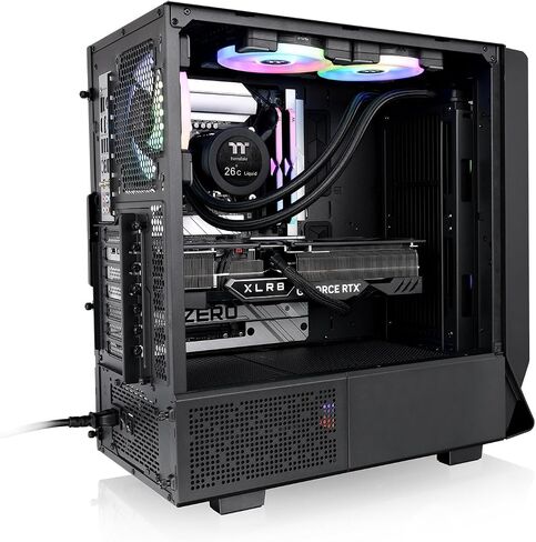 Thermaltake Ceres 350 MX/Bumblebee/Mid Tower/CT140 ARGB Fan*2/CT140 Fan*1/Mesh & TG اللوحة الأمامية/موصل مخفي MB/CA-1Z3-00M4WN-00 in Saudi Arabia