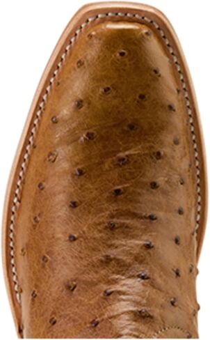 ARIAT Women's Futurity Revival Exotic Ostrich Western Boot Square Toe - 10058162 10 M US Tan in Saudi Arabia