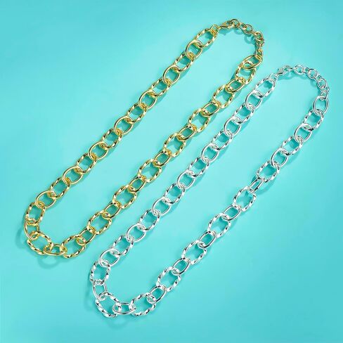 UNY JEWEL Luxury Fusion Twisted Cable Link Chain Necklace Designer Statement Women Jewelry Timeless Elegance Super Shinny in Saudi Arabia