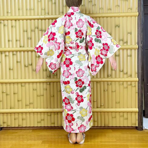 momoten] Women's Yukata Kimono Japanese Traditional Long Robe/Dress Cotton in Saudi Arabia