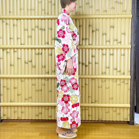 momoten] Women's Yukata Kimono Japanese Traditional Long Robe/Dress Cotton in Saudi Arabia
