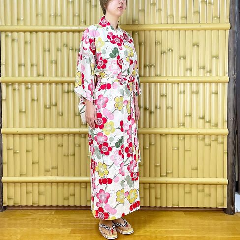 momoten] Women's Yukata Kimono Japanese Traditional Long Robe/Dress Cotton in Saudi Arabia