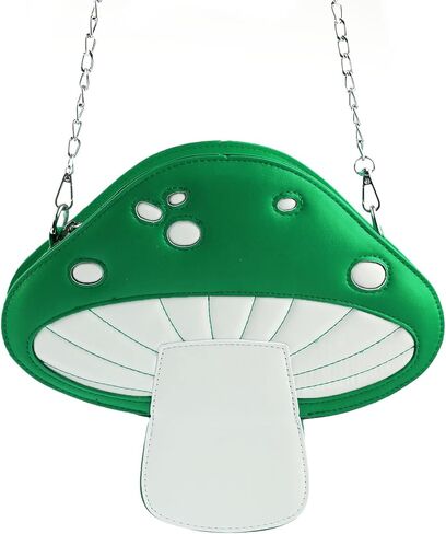 Mushroom Shoulder Purses PU Leather Lovely Crossbody Bag for Girl Women Casual Purse Casual Summer Beach Handbag in Kuwait