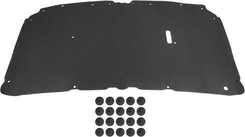 Under Hood Insulation Compatible with 1999-2007 Ford F-250 F-350 F-450 Super Duty & 2000-2007 Ford Excursion Hood Insulation Pad Heat Blanket Replacement with Clips in Saudi Arabia