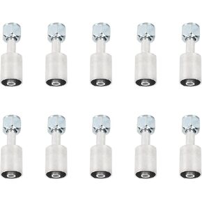 Air Conditioning Beadlock Fittings High Strength Aluminum Straight AC Splicer Hose Fitting for Cars Trucks Engineering Vehicles 10 Pcs in Kuwait