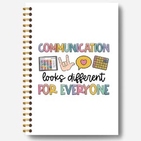 Mental Health Journal Notebook Spiral - Therapy Notebook,164 Pages, Mental Health Journal for Women, Funny Office Gifts, Positive Mind Journal, 5.5×8.3 in Saudi Arabia