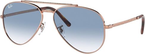 Ray-Ban RB3625 Sunglasses Bundle: RB 3625 002/B1 New Aviator Black Dark Grey and Universal Anti-slip Silicone Leash in Saudi Arabia