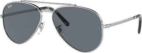 Ray-Ban RB3625 Sunglasses Bundle: RB 3625 002/B1 New Aviator Black Dark Grey and Universal Anti-slip Silicone Leash in Saudi Arabia