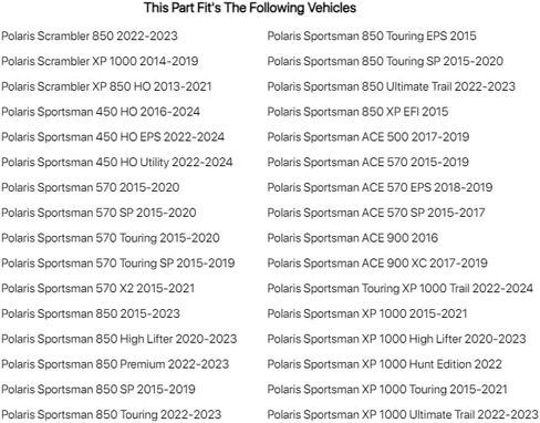 Tusk Winch with Wire Rope and Mount Plate 2500 lb. for Polaris Sportsman 450 HO Utility 2022 in Kuwait