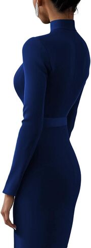 SperLucky Women's Elegant Bodycon Dresses Formal Office Sheath Dresses in Saudi Arabia