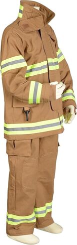 Aeromax PERSONALIZED Jr. Firefighter Suit/Bunker Gear, BLACK or TAN in Saudi Arabia