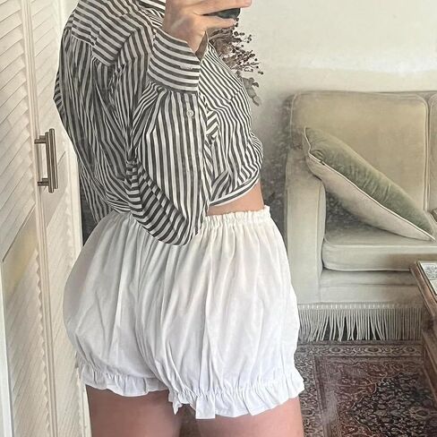 kmbangi نساء مزخرفة بلواح y2k gingham plaid شورت الشكك لطيف مرنة منخفضة الخصر مثير بيجاما micro in Saudi Arabia