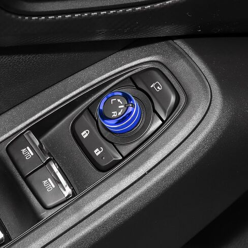 غطاء مقبض راديو Auovo لإكسسوارات Subaru Crosstrek 2018-2023 / Impreza 2017-2023 / Forester 2019-2024 AC مقبض AC Ring Air Conference Switch Switch Trim 7pcs (Sun Orange ، B) in Saudi Arabia
