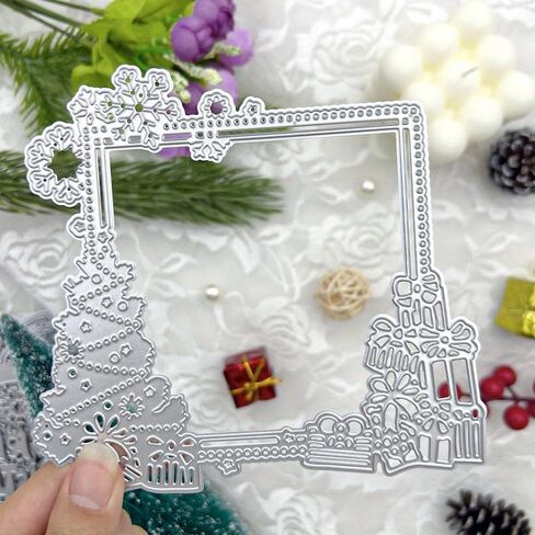 يموت قطع المعادن لسكرابوكينغ، خلفيات ثلاثية الأبعاد إطار جديد قطع يموت DIY ألبوم بطاقة صنع ديكور ورقة معدنية يموت تخفيضات زينة حفل زفاف (كأس ثلج 4.1 × 3.7 بوصة) in Kuwait