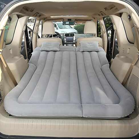 مرتبة قابلة للنفخ في السيارة لسيارة مرسيدس بنز/AMG CLA سيدان CLA220D/CLA250/CLA250E/CLA260 مرتبة الهواء الخلفية مرتبة التخييم وسادة سرير الهواء السرير الخلفي مرفحات نوم ، Beige01 in Saudi Arabia
