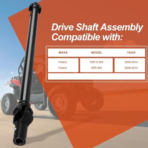 تجميع Propshaft العمود الأمامي ، الملاءمة لـ Polaris RZR S 800 2009-2014 ، Fit for Polaris RZR 800 2008-2014 ، OE 1332439 ، 1332651 ، 1332904 in Saudi Arabia