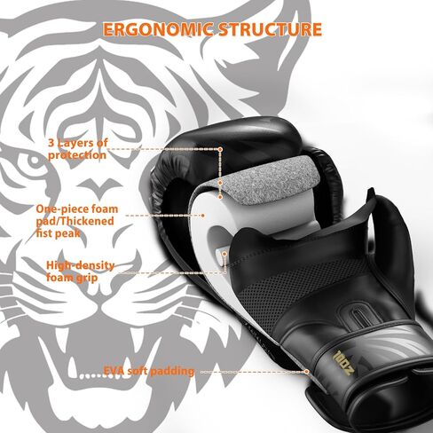 Dripex Boxing Gloves for Men Women Youth, Boxing Training Gloves | for Heavy Bag Workout, MMA, Muay Thai, Kickboxing, Sparring Punching（8 10 12 14 16oz） in Kuwait