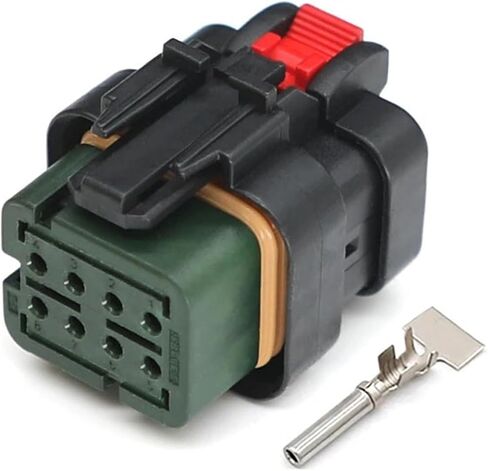 1set 776494-4 AMP 8Pin Automotive Connector AMPSEAL16 Series Waterproof Sealed Harness Female Plug Additional Terminals KLOOKY(776494-1) in Saudi Arabia