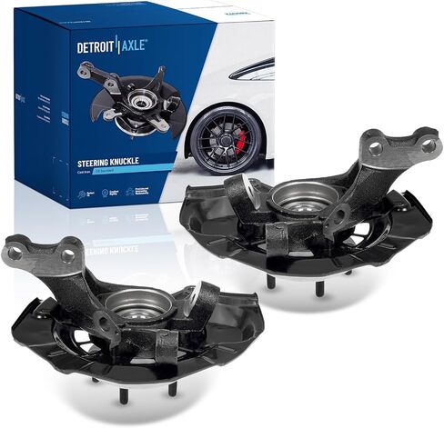 Detroit Axle - Front 2pc Steering Knuckles for 2007-2011 Toyota Camry, 2007-2012 Lexus ES350, 2 Steering Knuckles & Wheel Bearing Hubs Replacement 2008 2009 2010 in Saudi Arabia