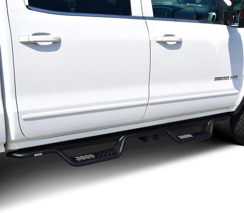 Westin 20-11955 Outlaw Drop Nerf Step Bars Fits 2004-2013 Silverado Sierra 1500 2001-2019 2500 3500 Crew Cab (Body Mount) in Kuwait