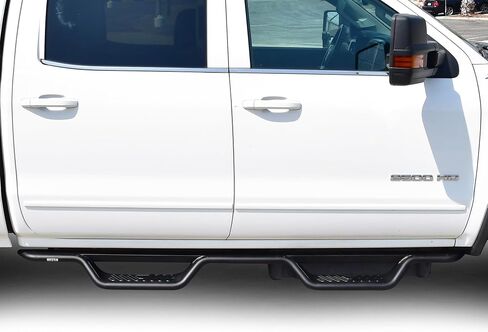 Westin 20-11955 Outlaw Drop Nerf Step Bars Fits 2004-2013 Silverado Sierra 1500 2001-2019 2500 3500 Crew Cab (Body Mount) in Kuwait