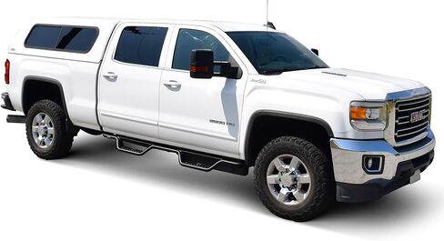 Westin 20-11955 Outlaw Drop Nerf Step Bars Fits 2004-2013 Silverado Sierra 1500 2001-2019 2500 3500 Crew Cab (Body Mount) in Kuwait