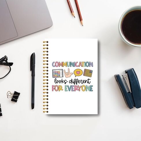 Mental Health Journal Notebook Spiral - Therapy Notebook,164 Pages, Mental Health Journal for Women, Funny Office Gifts, Positive Mind Journal, 5.5×8.3 in Kuwait