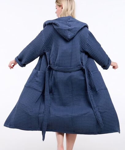 100% Turkish Cotton Waffle Bathrobe for Women in Saudi Arabia