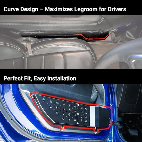 تخزين جيب الباب الأمامي المعدني متوافق مع Jeep Wrangler JL JLU 4XE 2018-2025 Gladiator JT 2020-2025 ، إكسسوارات تخزين جيوب الأبواب الجانبية-2pcs in Kuwait