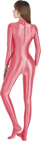 بدلة غوص لكامل الجسم ذات لمعان زيتي ضيقة قطعة واحدة زنبركية ساخنة تنافسية قطعة واحدة ملابس سباحة رفيعة (as1، alpha، x_l، عادي، عادي، أزرق) in Kuwait