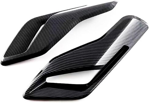 Car Accessories Compatible with Ford F150 F-150 Raptor 2024 2023 2022 2021 Fender Side Vent Cover Trim Exterior Fender Side Decoration Vent Sticker ABS 2PCS(Carbon Fiber Style) in Kuwait