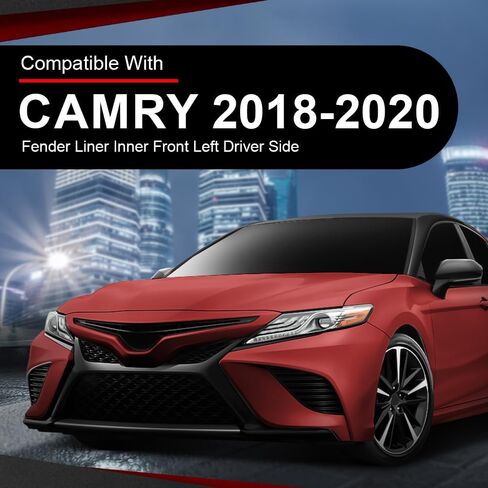 Front Right Fender Liner Inner Splash Shield متوافق مع Toyota Camry 2018-2020 5387506280 in Kuwait