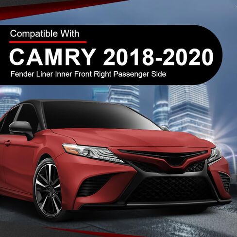 Front Right Fender Liner Inner Splash Shield متوافق مع Toyota Camry 2018-2020 5387506280 in Kuwait